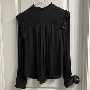 LOFT Black Blouse